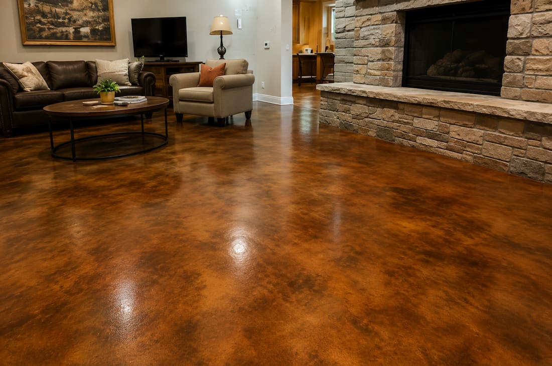 Stained Concrete project