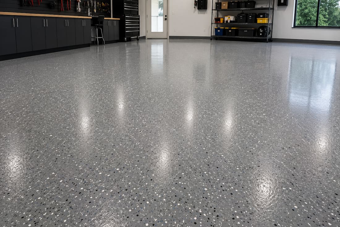 Flake Flooring project